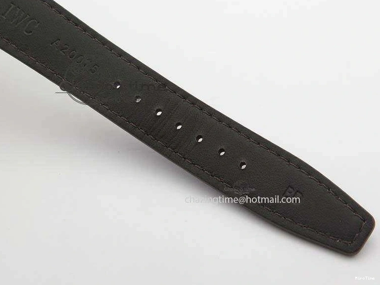 MIROTIME 0416 Portuguese Chrono RG IW371480 ZF 1:1 Best Edition White Dial On Brown Leather Strap A7750 V HighPerformance 7266